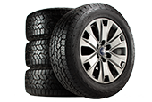 Buy four select tires, get up to a $100 rebate by mail or earn